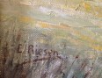 Óleo original sobre Lienzo pintado y firmado por E. Riesen.